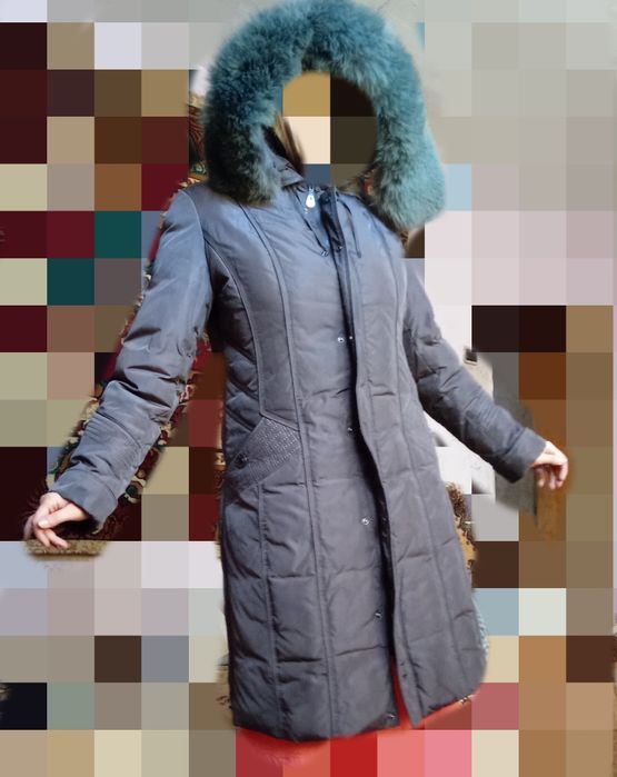 Зимний пуховик женский