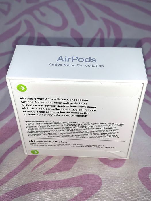 APPLE AIRPODS 4TH GEN, бял цвят/Voice Isolation