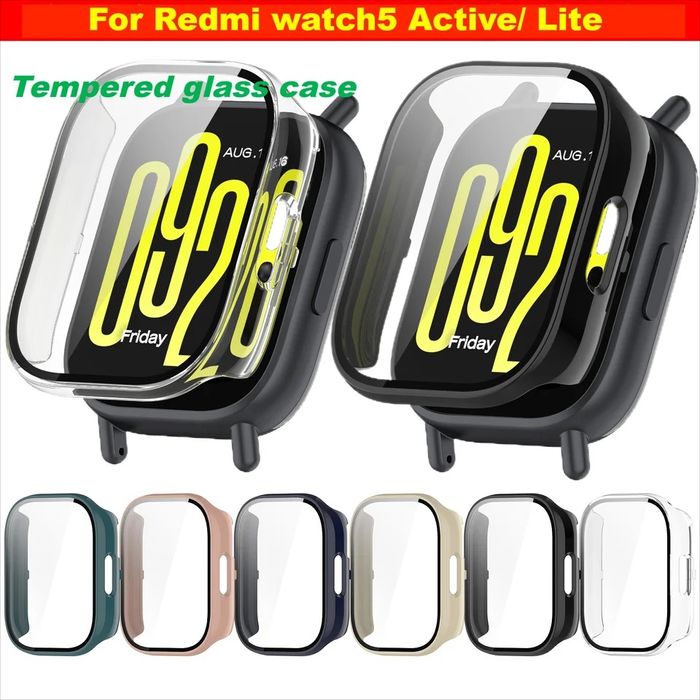 Xiaomi Redmi Watch 5/Active/Lite/ Твърд удароустойчив кейс с протектор