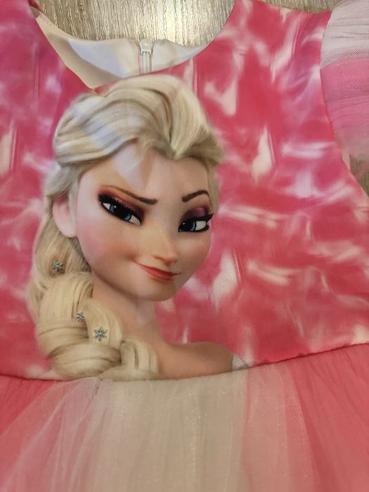 Детски рокли с елза, елен