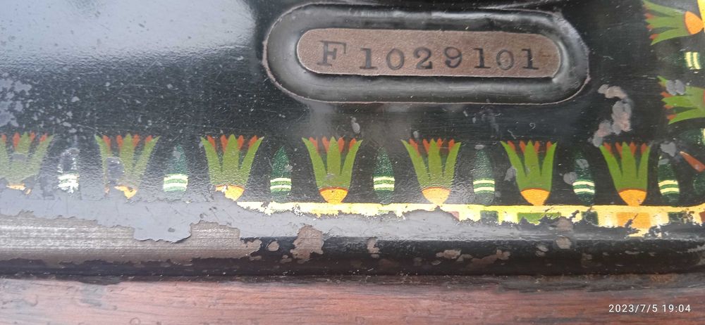 Mașina de cusut Singer 66K 
an 1910,rara,colectionari