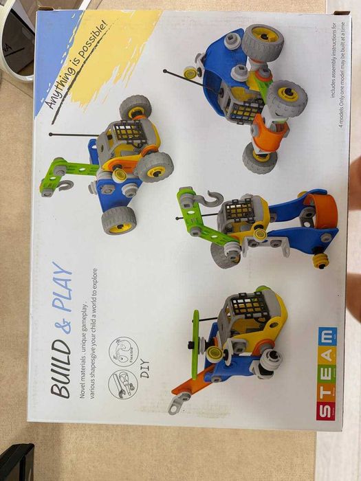 Конструктор Build & Play 4 в 1 – 81 деталь