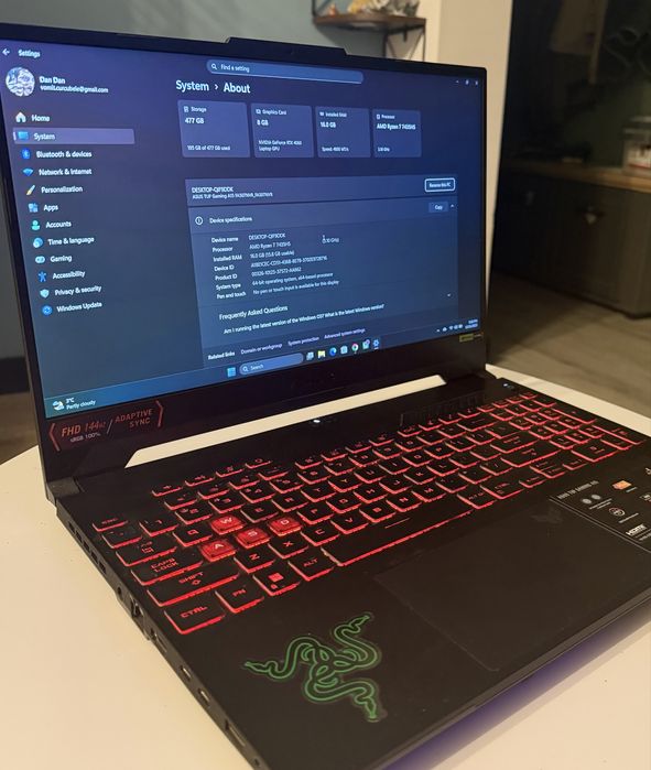 Laptop Gaming Asus TUF A15