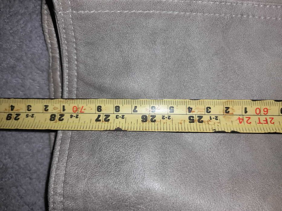 Haina de piele crem pt femei