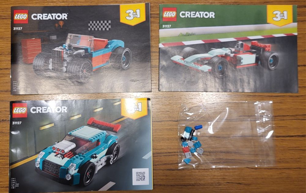 Lego Creator 31127 кола (3в1)