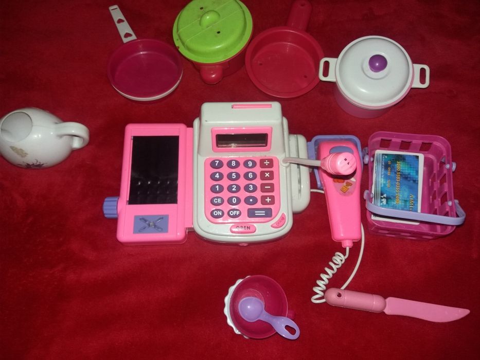 Casa de marcat cu card scaner si accesorii