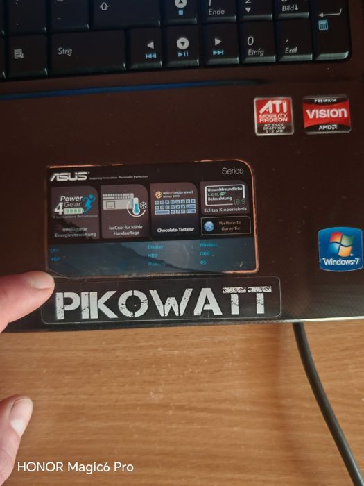 Laptop ASUS AMD Athlon Dual Core - Funcțional, cu cablu alimentare