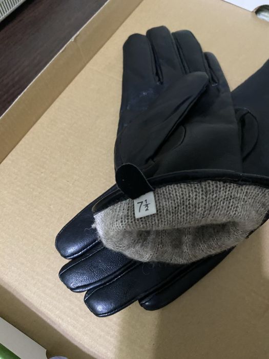 Перчатки жен. кожаные