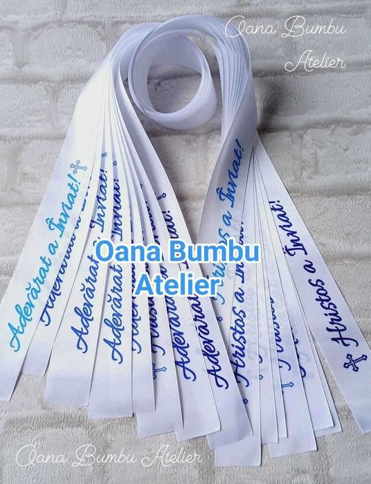 30 buc Panglica satin lumanari Inviere Pasti