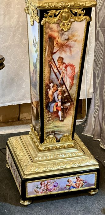 Pereche Postamente stil Baroc *** vintage / antic / vechi / retro ***