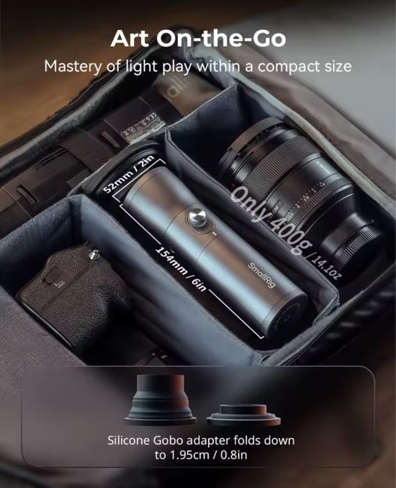 Портативен Гобо  проектор фото видео камер подкаст RGB