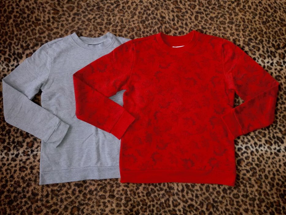 Есенно-зимни дрехи за момче, размер 140 см, дънки, блузи, горнище