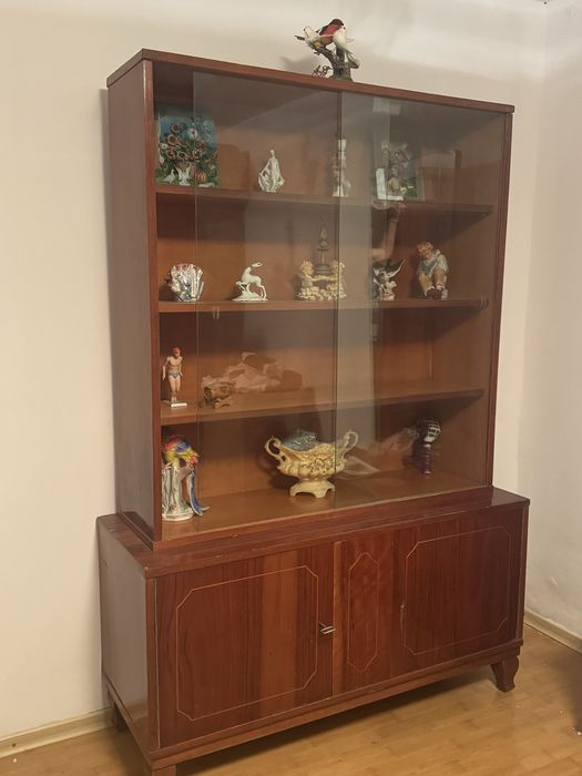 vitrina din sticla si pal