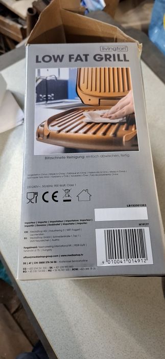 Grill Low Fatt pentru gătit pe ambele părți