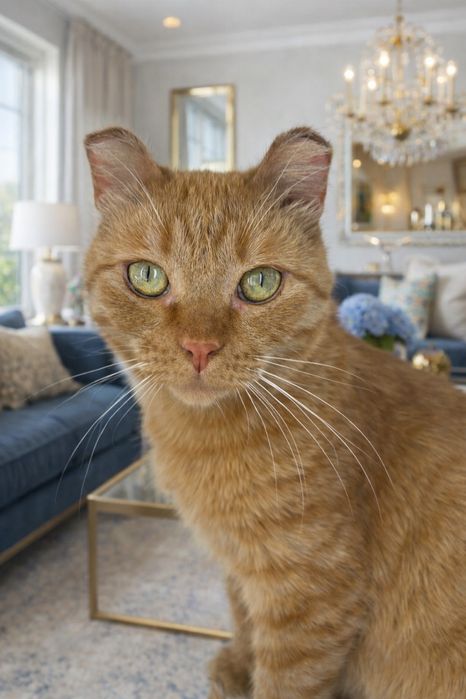 Кот БАТОН ищет семью. Рыжий