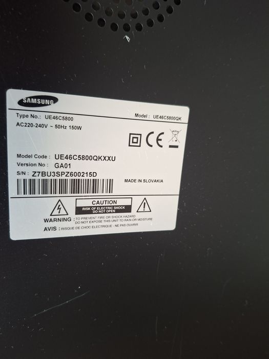 Televizor LED Samsung UE46C5800 – Diagonală 117 cm, Full HD, Stare perfectă