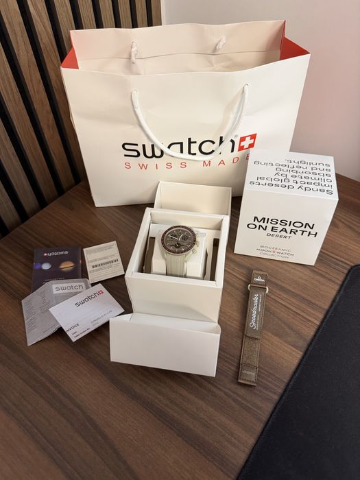 Omega Swatch Mission to saturn чисто нов часовник