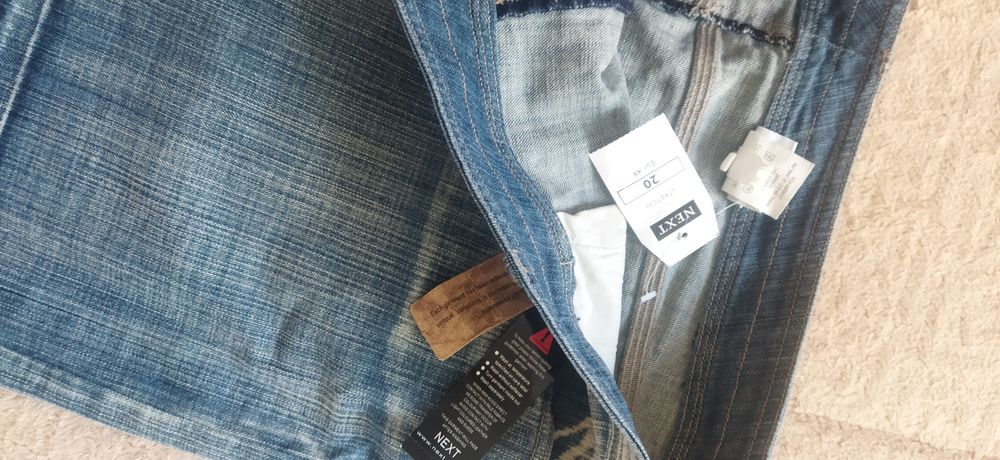 Джинсовая юбка из Европы размер 50-52