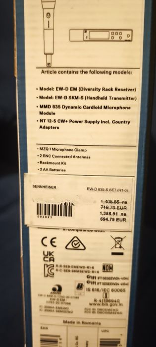 Sennheiser EW-D-835 -SET