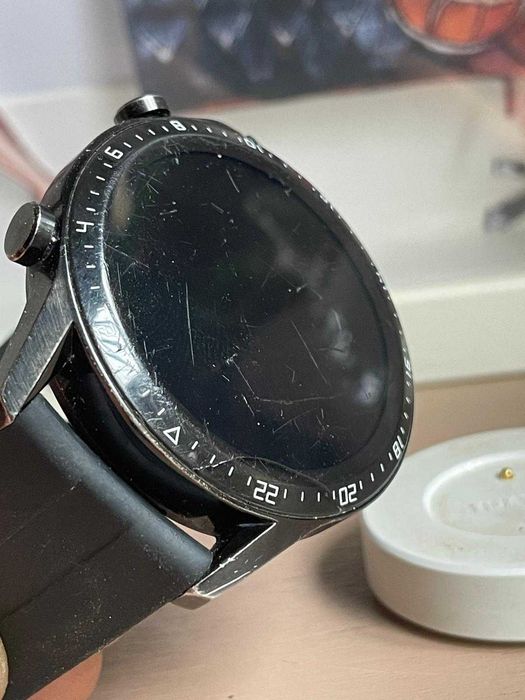 Smartwatch Huawei Watch GT 2 Black (46mm) – Funcții de Top (Apeluri, GPS, Sănătate)