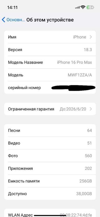 iPhone 16 pro max