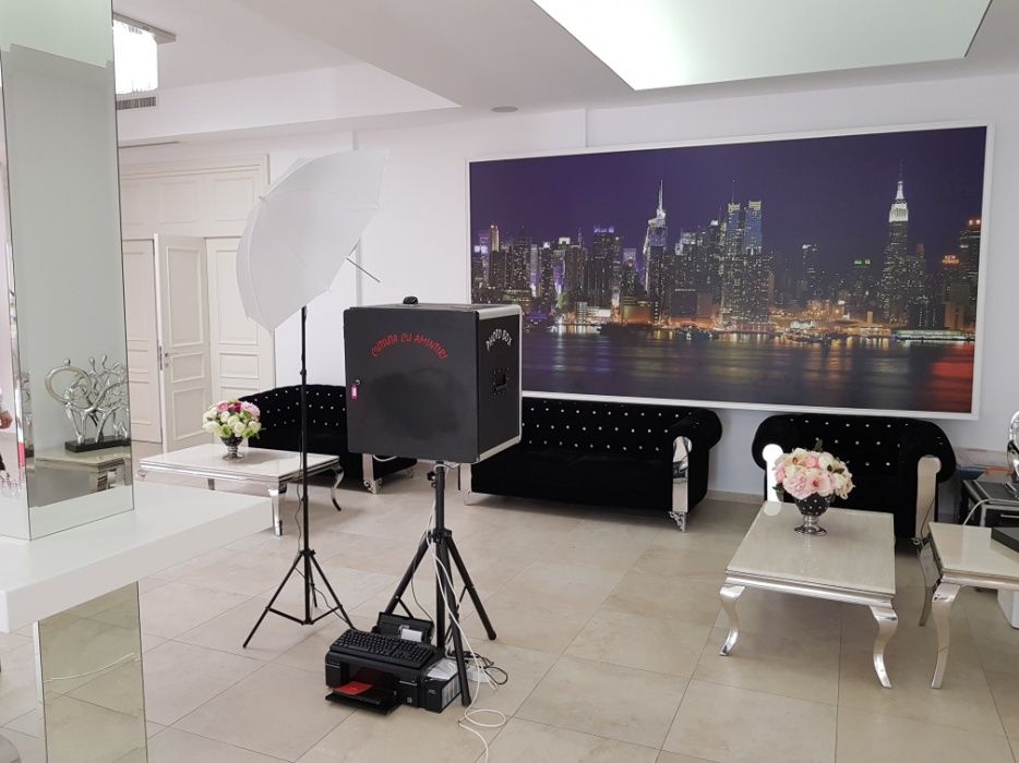 Cabina foto cu print nelimitat & Fum Greu
