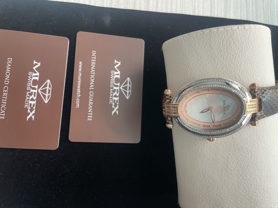 Дамски швейцарски часовник Murex diamonds €1800 Swiss made