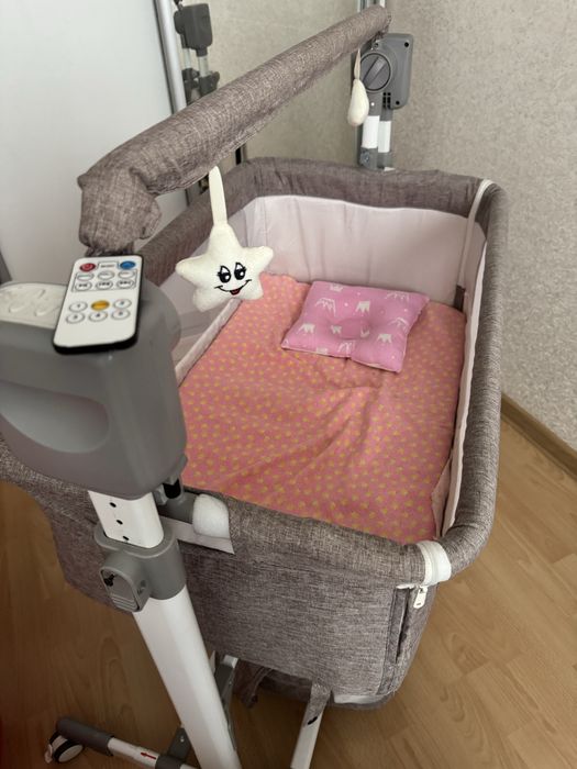 Приставная кровать/ электро калыбель для новорожденных