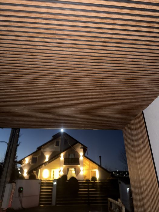 Riflaje riflaj imitatie lemn interior exterior WPC nu mdf placa cu NF