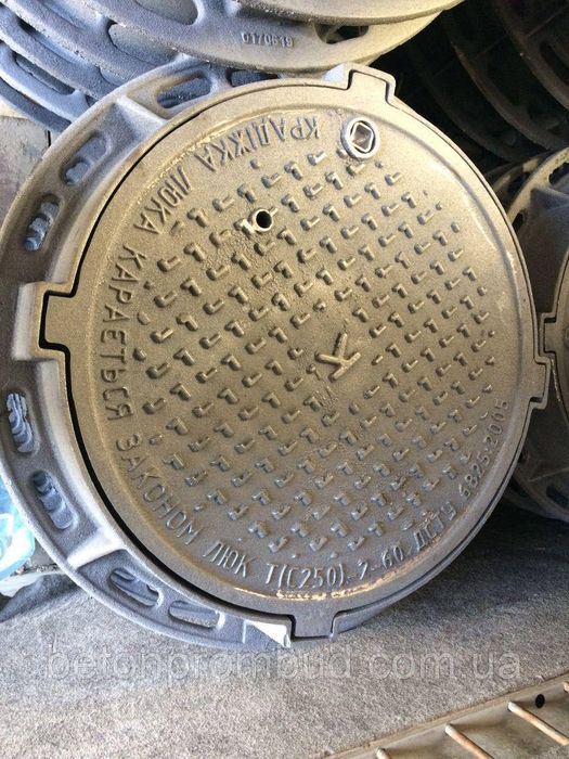 Люки чугунные, дождеприемники, воронки, решетки