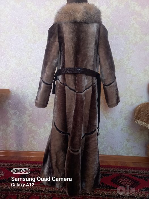 Шуба натуральная из мутона