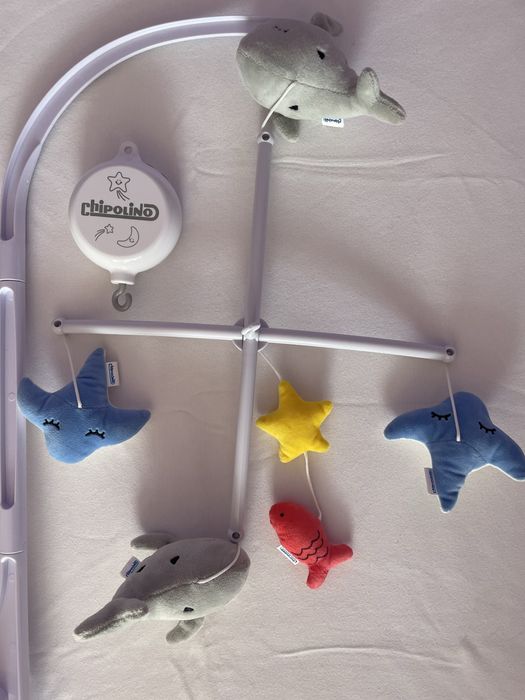 Музикална играчка за легло Chipolino Морски свят, Многоцветна