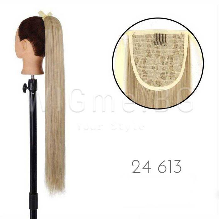 Прави опашки за коса с лента / панделка 85 см.