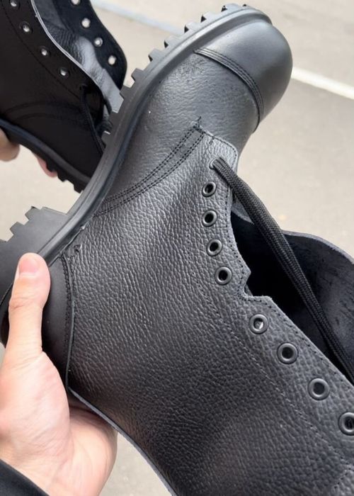 Берцы летние натуралка кожа