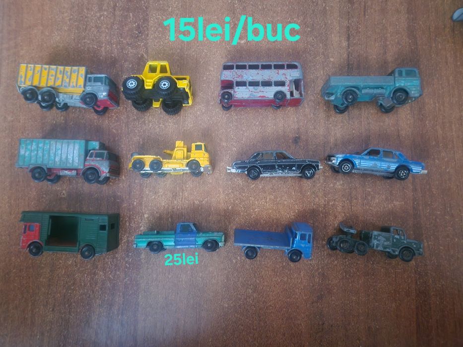 Machete matchbox, lesney, majorette, cauciucuri lesney