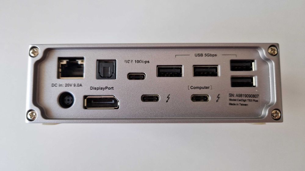 Dock Thunderbolt Caldigit TS3+, MacBook, iMac, laptop HP, DELL, LENOVO