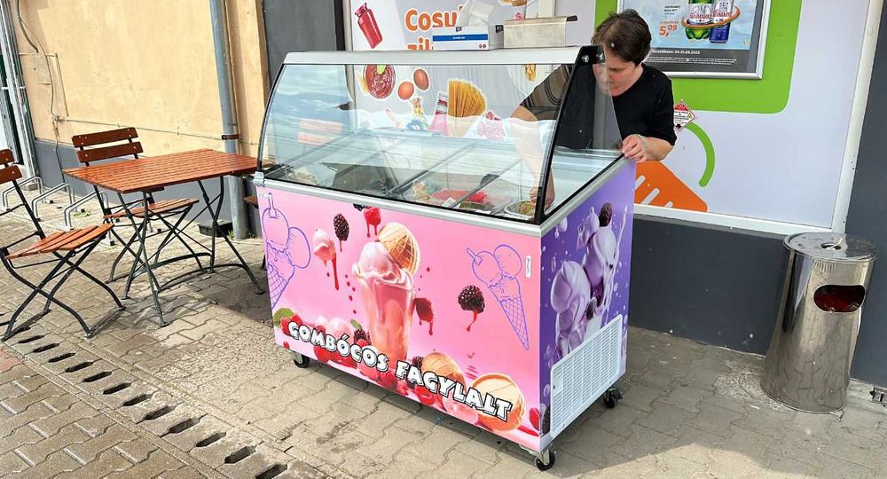 Lada Frigorifica pentru Inghetata / -14 -24C / 130x62x130cm / NOU