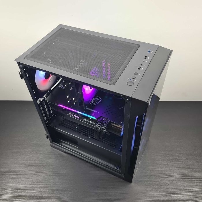 Геймърски Компютър! RTX 3060ti, Ryzen 5 5600, 16GB RAM,  - НОВ