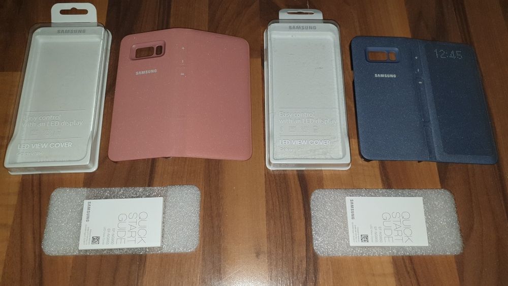 Husa smart activa originala Samsung Led View Cover S8+ S8 Plus G955