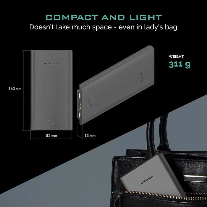 Yukuma Power Bank, fast charger 10000 mAH