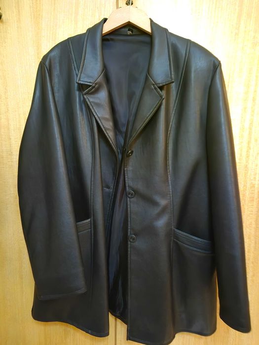 Дамско кожено манто