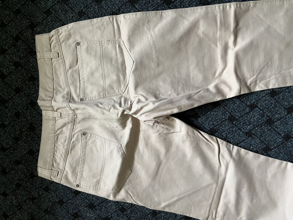 Pantaloni Oviesse 103cm lungime Italy NOU Barbat Crem Marime 46