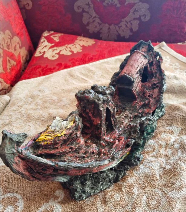 Корабль в аквариум 32 см