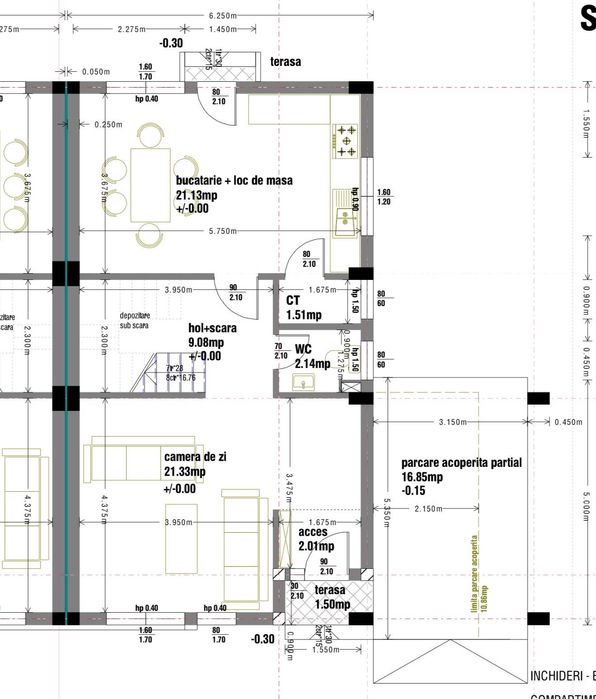 Casa Individuala Cuplata de vanzare in Paulesti 120 mp utili