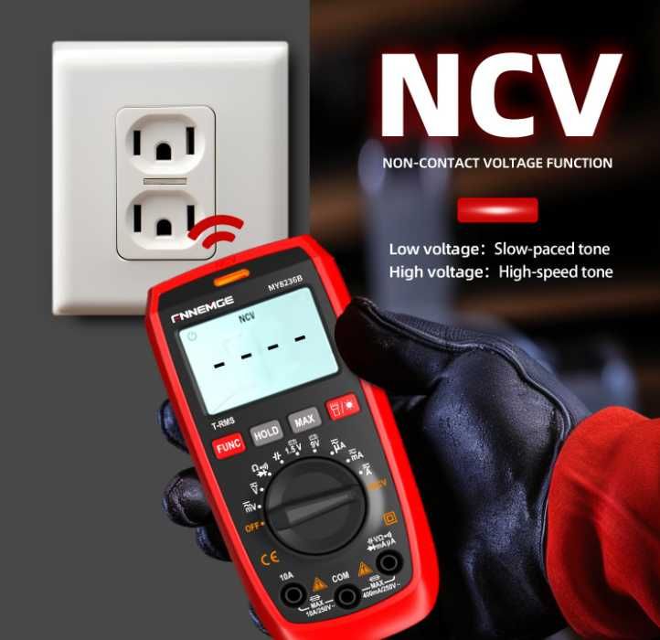 Multimetru auto scalare FNNEMGE Smart Digital Multimeter AMAZON