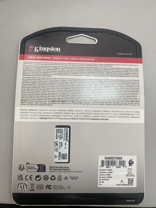 Продам SSD Kingston 480