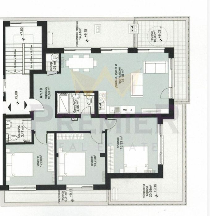 4-стаен в Варна-Виница площ 143 цена 193000