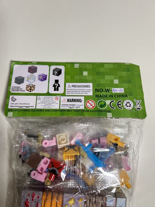 Cuburi Magnetice Minecraft (48 / 80 / 140 bucati)