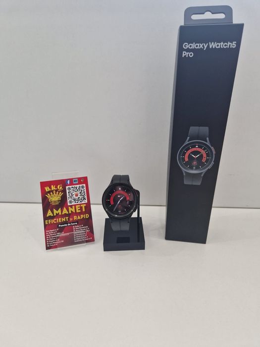 Samsung Watch 5 Pro 45mm Amanet BKG