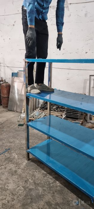 Стелаж из нержавейки Stelaj nerjaveeyka Tashkent arzon narlarda